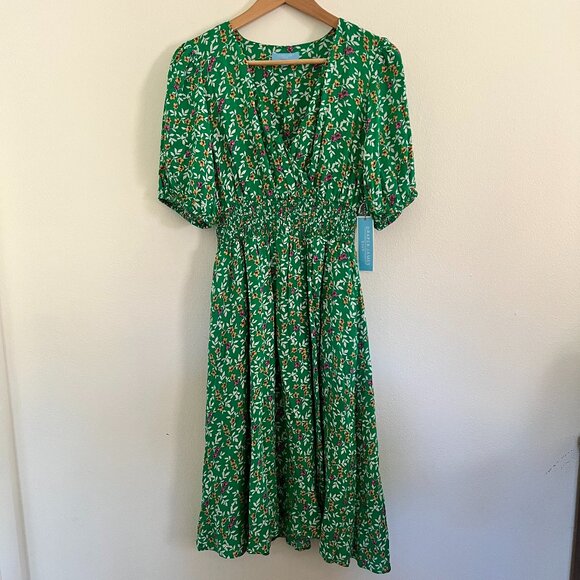 Draper James RSVP Floral Smocked Waist Dress - Picture 1 of 7